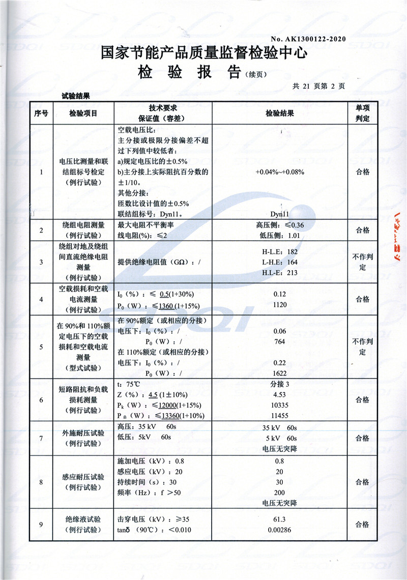 高低压试验报告-S11-1250扬中扬中扬中油浸式变压器-2.jpg